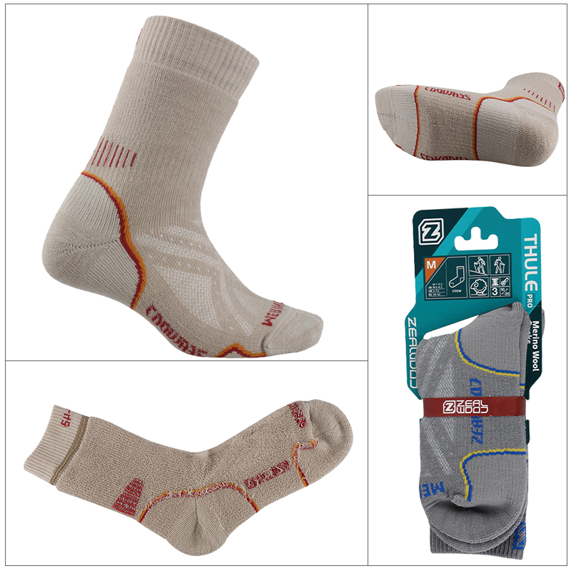 ZEALWOOD kaus kaki Trekking Pr - Wool Hiking Sock ulasan dan harga