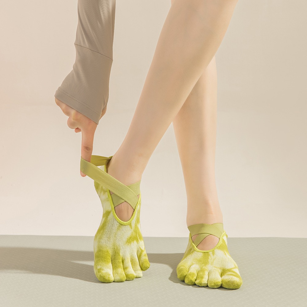 Kaos Kaki Yoga Wanita Tie-Dye  - Toe Sock Split ulasan dan harga