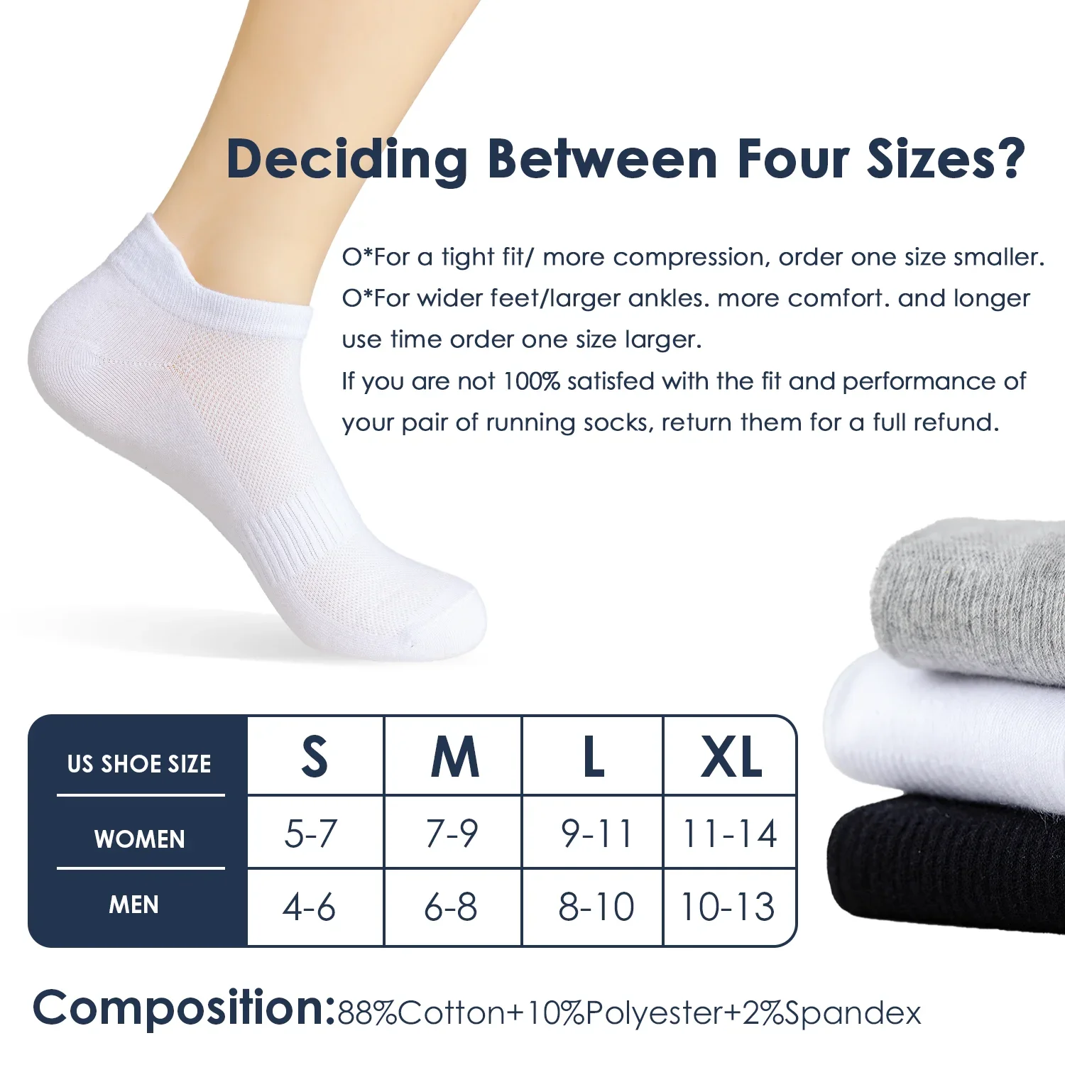 Kaus kaki pasangan Ankle wanit - Ankle Sock Low Cut ulasan dan harga