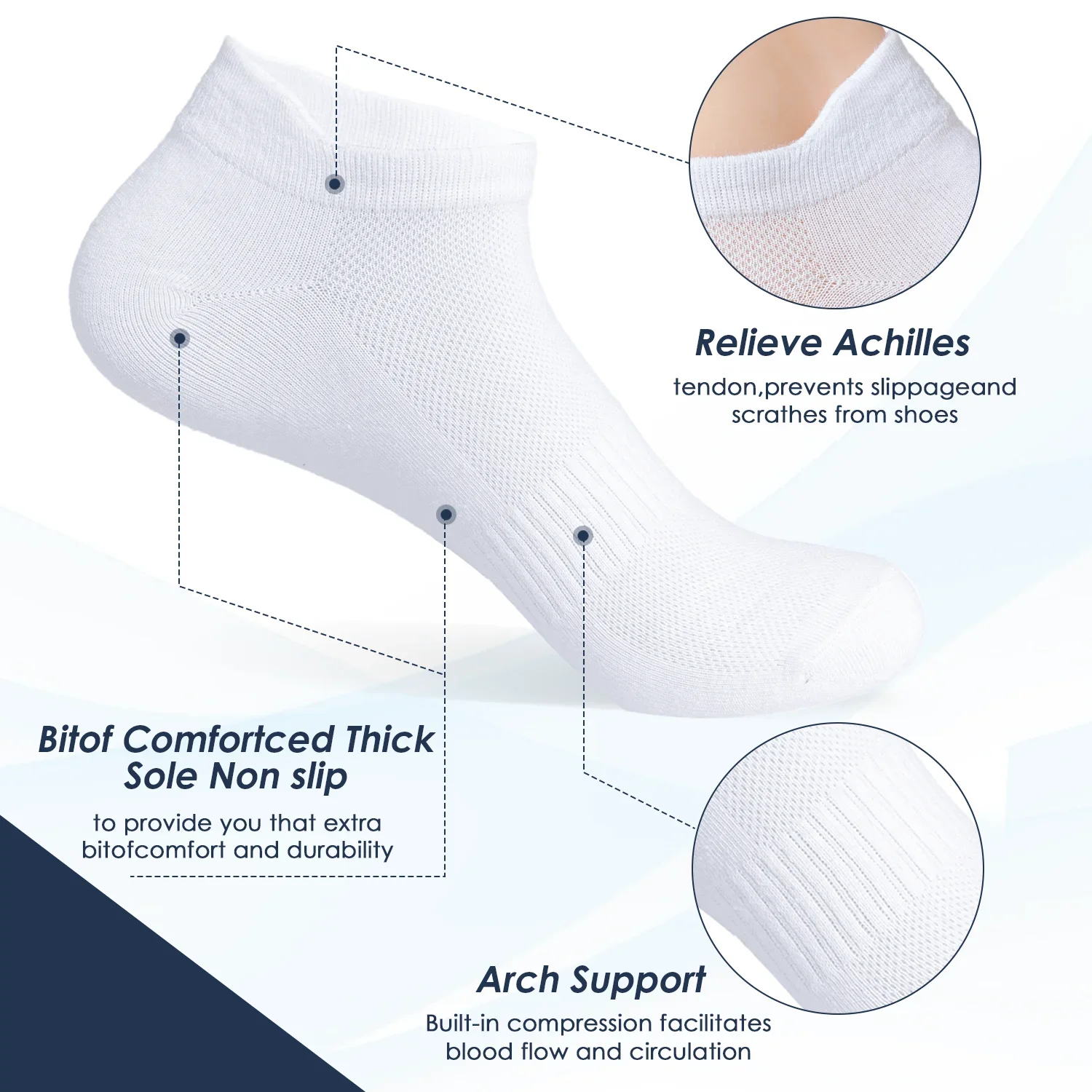 Kaus kaki pasangan Ankle wanit - Ankle Sock Low Cut ulasan dan harga