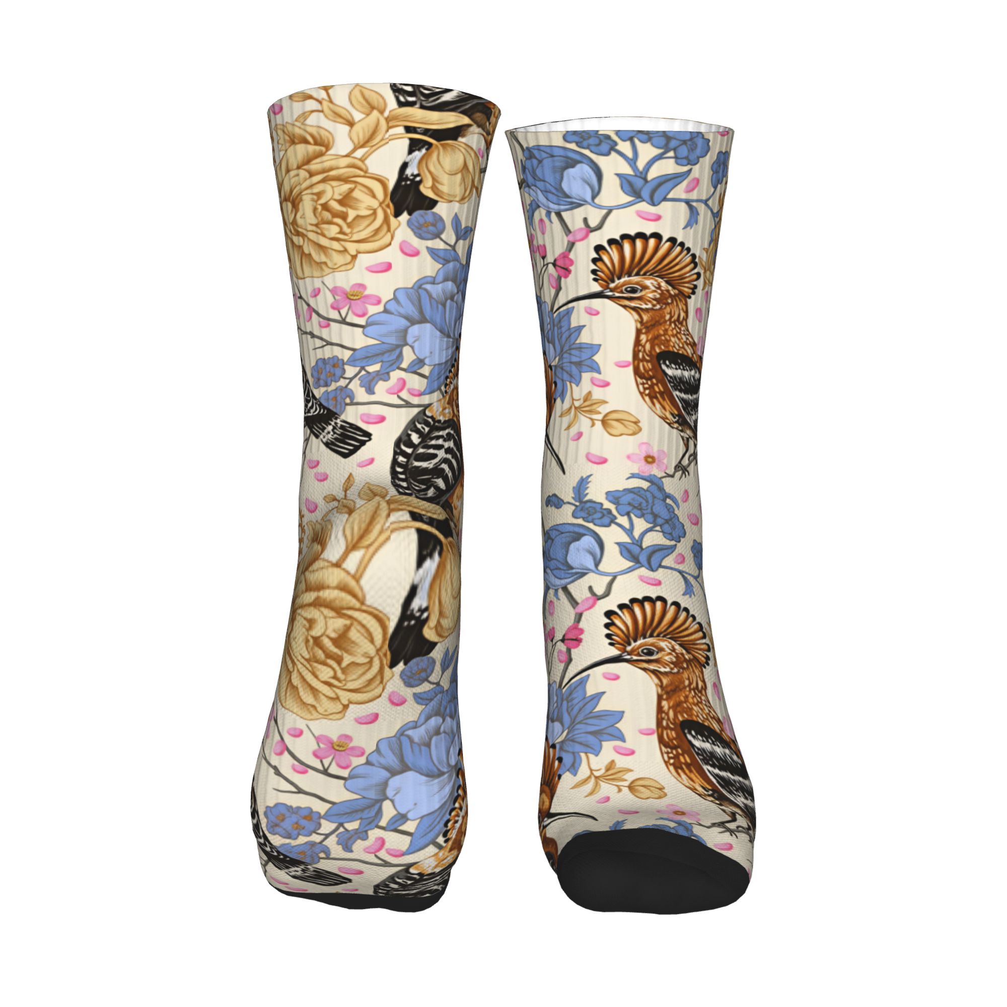 Hoopoe Bird Blue Peony Vintage - Dress Sock Men ulasan dan harga