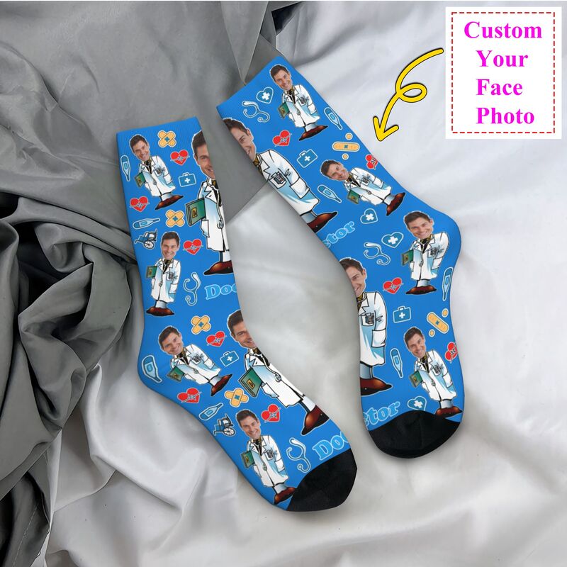 Kaos Kaki Unisex Desain Foto W - Dress Sock Men ulasan dan harga